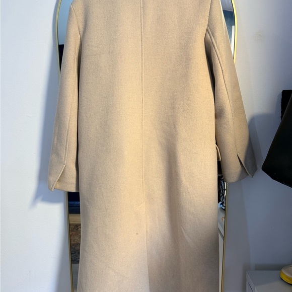 Abercrombie & Fitch Double-Breasted Trench Coat - Cream - Picture 2 of 2